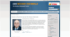 Desktop Screenshot of cdu-nok.de